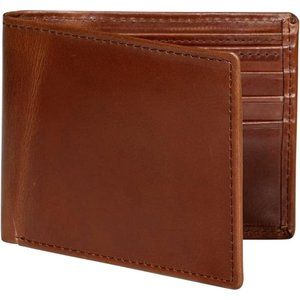 Leather Wallet RFID Bifold Wallet with 6 Card Slots Multi Credit Card Holder